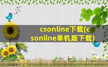 csonline下载(csonline单机版下载)