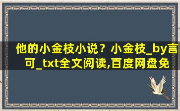 他的小金枝小说？小金枝_by言可_txt全文阅读,百度网盘免费下载