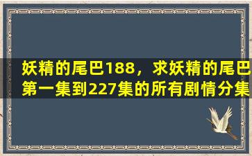 妖精的尾巴188，求妖精的尾巴第一集到227集的所有剧情分集和目录插图