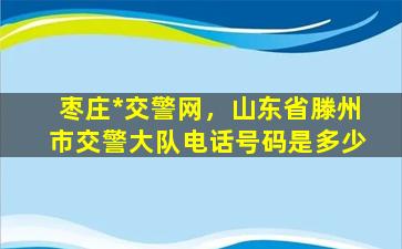 枣庄*交警网，山东省滕州市交警大队电话号码是多少